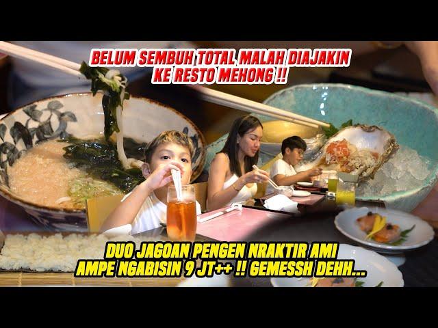 BELUM SEMBUH TOTAL !! DUO JAGOAN NGABISIN 9 JT++ BUAT NRAKTIR AMI DI RESTO MEHONG !! AAWW LOVE U