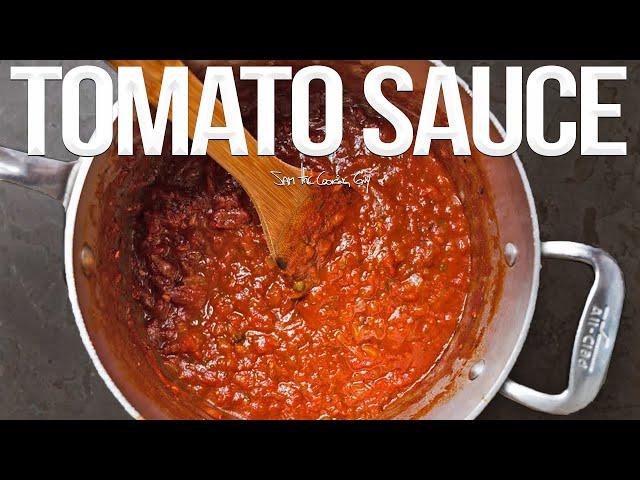 Best Everyday Tomato Sauce Recipe | SAM THE COOKING GUY