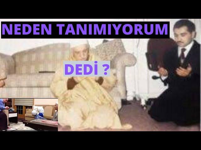 Fethullah Gülen, neden Adil Öksüz'ü tanımadığını söyledi?