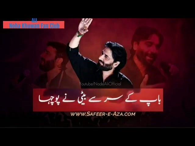 Shahadat Bibi Sakina (s.a) Noha Nadeem Sarwar WhatsApp Status 13 Safar