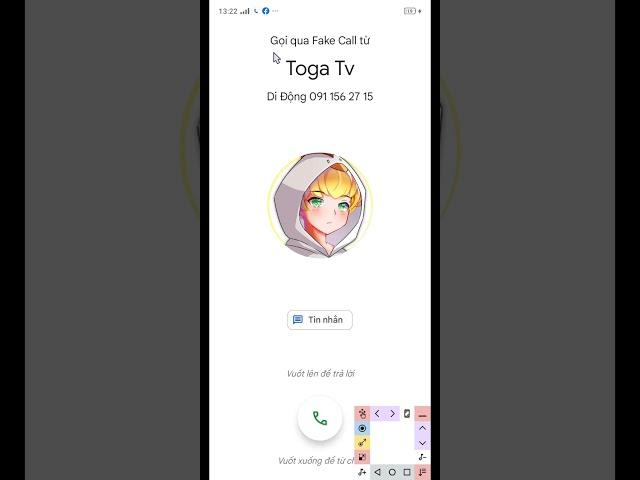 Incoming call fake call Toga Tv