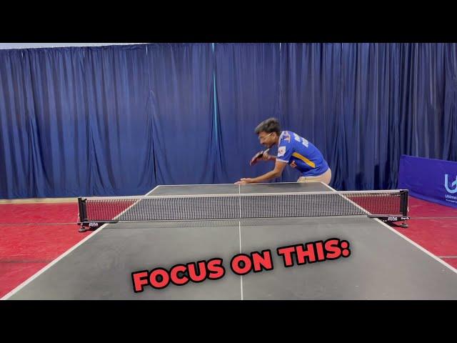 The SECRET behind Consistent Table Tennis Service