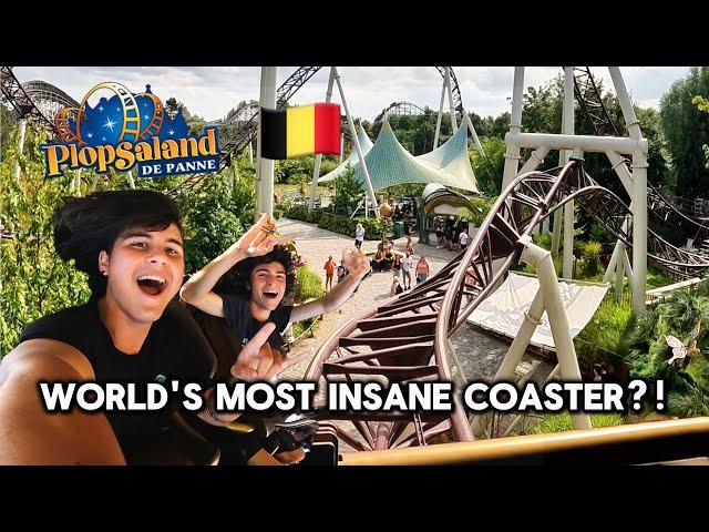 Is This the World's BEST Roller Coaster?!  Ride to Happiness! Plopsaland De Panne Europe Tour 2024