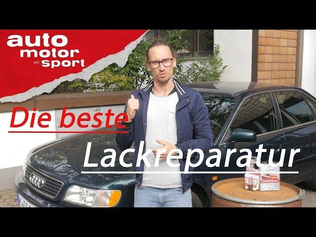 Lackreparatur for Dummies: Nigrin oder Sonax? Heißer Scheiß #5 I auto motor und sport