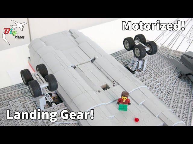 Motorized Landing Gear! LEGO American Airlines DC-10 Update!