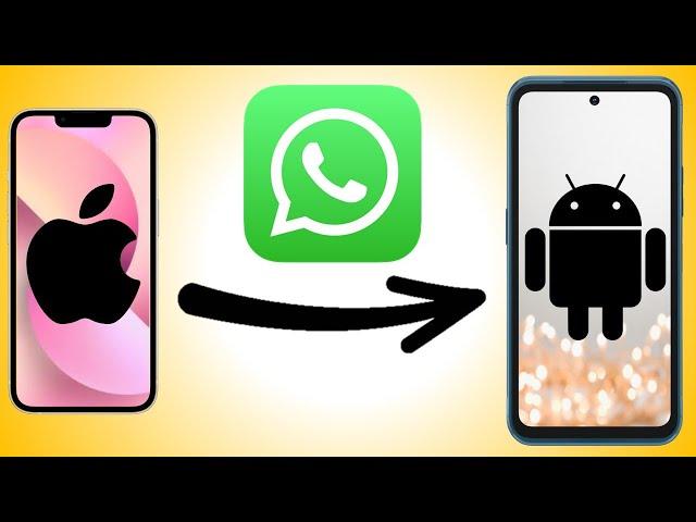 How to transfer WhatsApp from iPhone to android [Free, After setup, Without losing Data, Resetting]