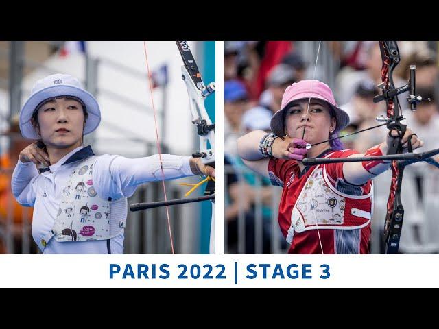 Choi Misun v Penny Healey – recurve women bronze | Paris 2022 World Cup S3