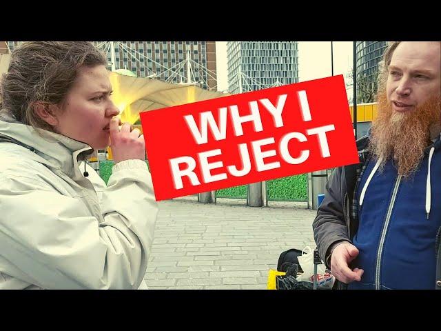 Comparing Prophet Mohammed (Pbuh)’s Claims To Jesus' Claim! Yusuf Vs Emotional Lady |Stratford Dawah