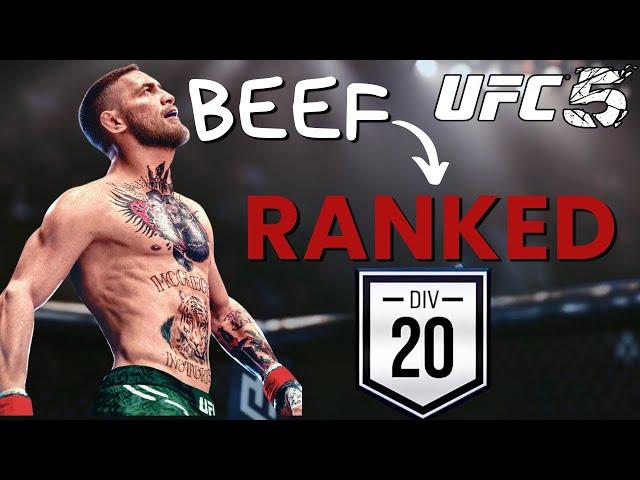 Gegner RASTET aus!  - UFC 5 Div 20 Ranked