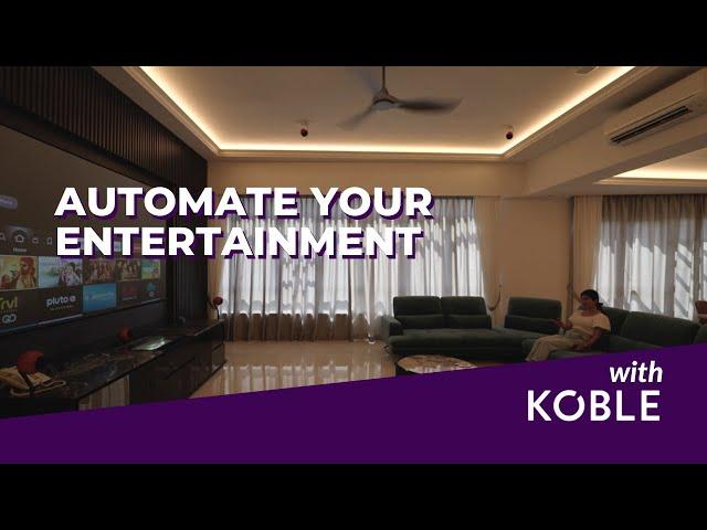 【 Customised Smart Penthouse x Koble 】- Automate Your Entertainment