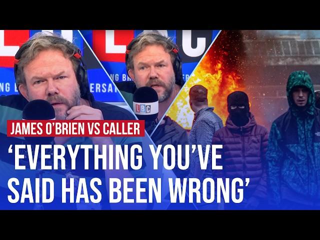 James O'Brien takes on 'far-right sympathiser' after riots | LBC