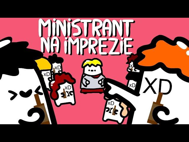 MINISTRANT NA IMPREZIE