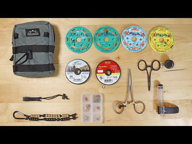 What's in My Tenkara Pouch? (Ultralight Fly Fishing Setup)