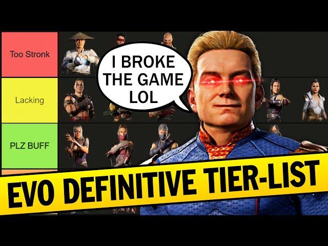 Mortal Kombat 1 - NEW Definitive Tier List - Best and Worst Characters!