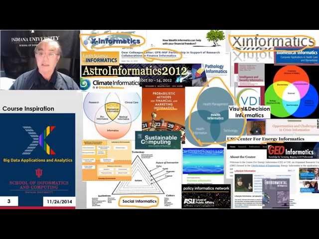 Big Data Analytics MOOC 2014/Spring 2015 - Inspiration
