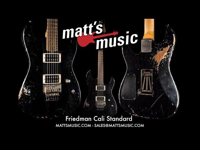 Matt's Music - Friedman Cali Standard Guitar - Chris Bryant