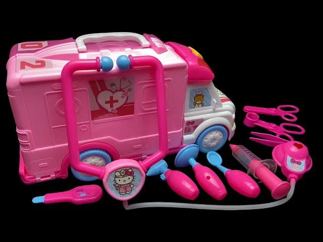 Hello Kitty Ambulance Car Doctor Playset Satisfying with Unboxing Compilation Toys ASMR #353