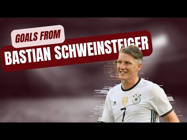 A few career goals from Bastian Schweinsteiger