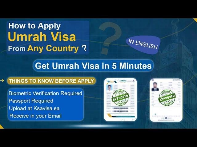 Saudi Umrah Visa from UK, USA & Europe Citizen | Tourist x E Waiver | Apply Online | Cost or Price