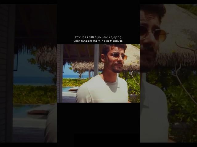 Pov: Your random Morning in Maldives in 2030.| Iman Gadzhi Motivational Quotes Status #imangadzhi