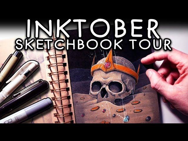 INKTOBER SKETCHBOOK TOUR 2019