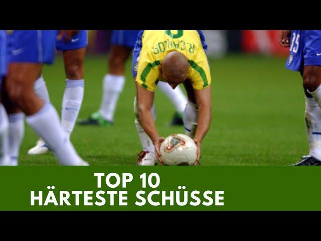 Die 10 härtesten Schüsse im Fussball aller Zeiten!