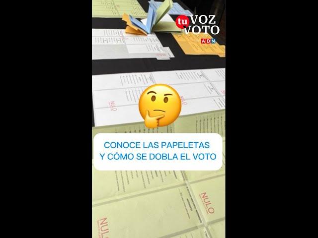 Elecciones Municipales: conoce las papeletas y cómo se dobla el voto