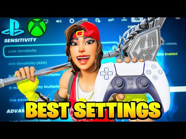 NEW Best Controller SETTINGS + Fast & Slow Sensitivity for Console Players