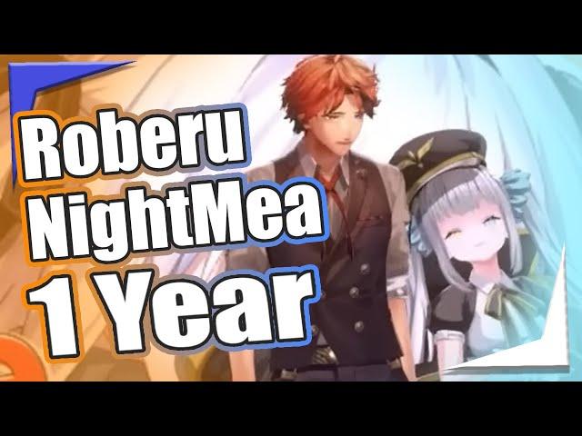 Roberu NightMea 3D shenanigans for their 1 year anniversary【Holostars EngSub】