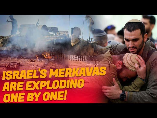 Israel's Merkavas Are Exploding One by One! Israel Faced a Nightmare in Khan Yunis