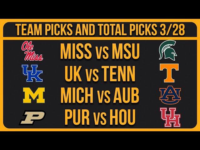 College Basketball Picks & Predictions Today 3/28/25 | NCAAB Picks Today