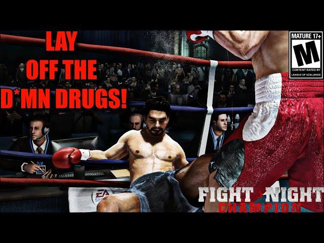 UNHINGED TRASH TALKER NEEDS TO LAY OFF THE DRUGS?-Fight Night Champion Online Trash Talk