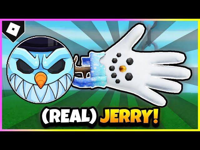 How To ACTUALLY Get JERRY GLOVE & "Snow man left behind" BADGE in SLAP BATTLES! [ROBLOX]