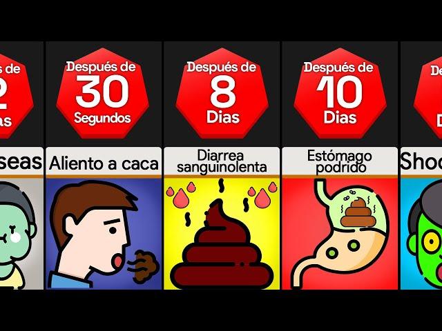 Línea de tiempo: Si sólo comieras caca humana