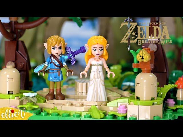 Link and Zelda look better as Lego minidolls  Legend of Zelda custom repaint DIY