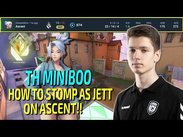 TH MiniBoo is DESTROYING RADIANT EU ON JETT!! (and this is how)