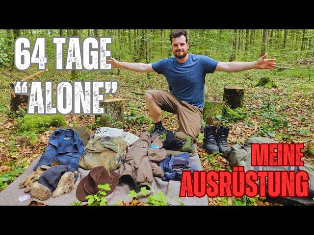 Meine Kleidung und Ausrüstung bei 64 Tagen "Alone"