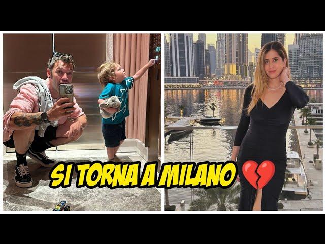 Edoardo è finita la vacanza a Dubai, si torna a Milano l'ultima sera di vacanza.