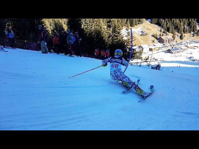 Skiing  from Campo Felice, Abruzzo, Italy  with Goffredo Mammarrella