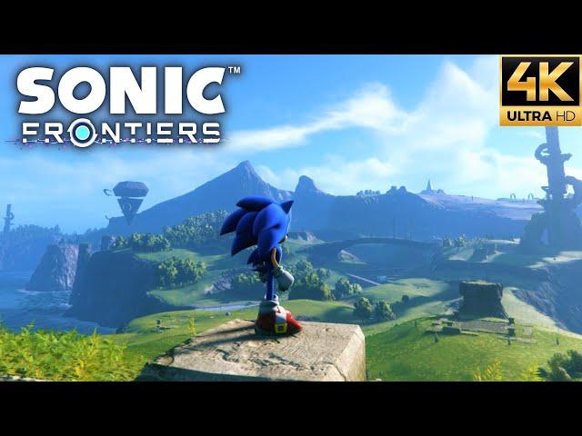 Sonic Frontiers - Free Roam Open World Gameplay (4K 60FPS)