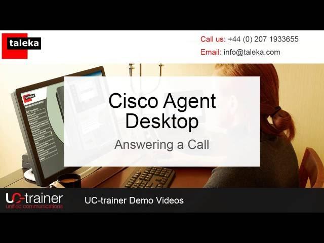 Cisco Agent Desktop - Application Training - English Australian