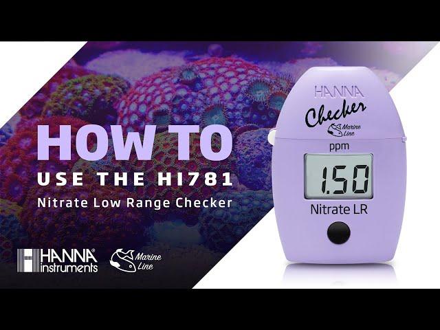 How to Use the HI781 Marine Nitrate Low Range Checker