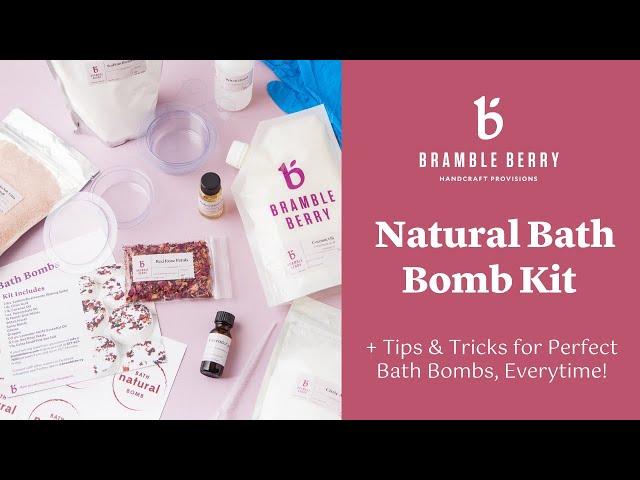 DIY Natural Bath Bombs for Beginners | Inside a Bramble Berry DIY Kit | Bath Bomb Tips & Tricks