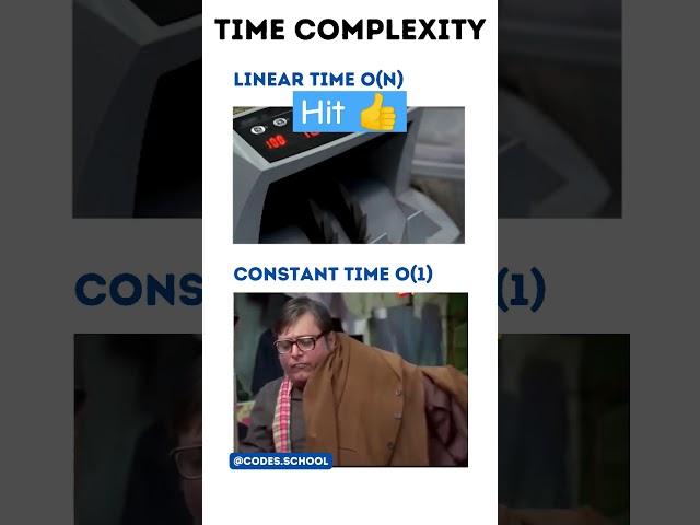 Time Complexity in real life @CodingisLove #coding #programming #shorts #codinglife