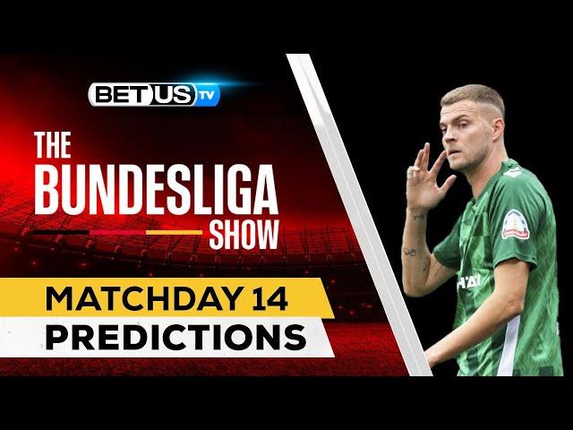 Bundesliga Picks Matchday 14 | Bundesliga Odds, Soccer Predictions & Free Tips