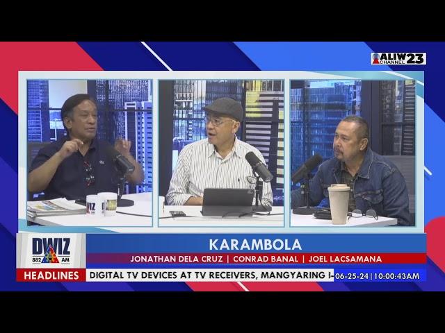 Karambola sa DWIZ   | June 25, 2024