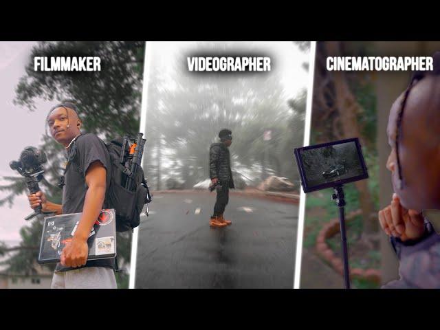 Filmmaker vs Videographer vs Cinematographer