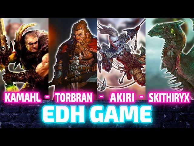 Kamahl//Jeska vs Torbran vs Akiri vs Skithiryx [EDH Commander] Gameplay 2020