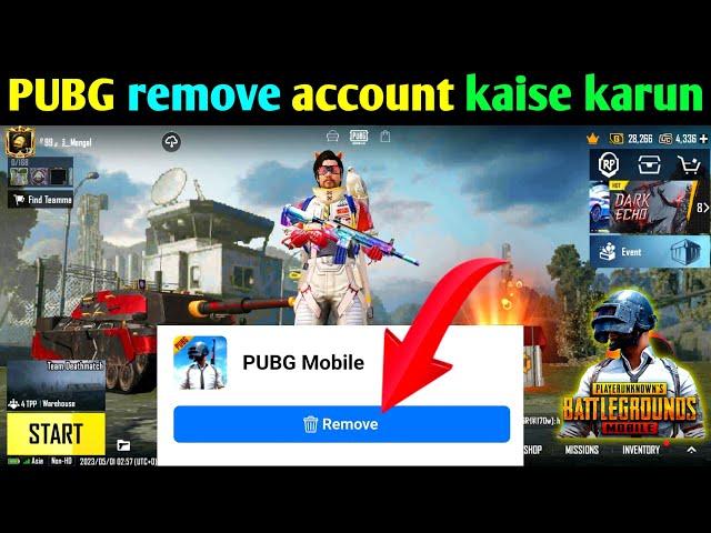 How to Delete PUBG Account Linked to Facebook | Pubg account delete kaise kare