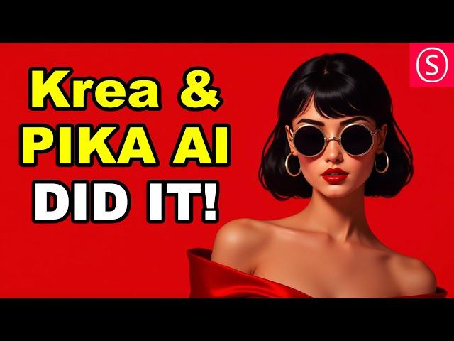 Krea AI Chat Open Beta + Pika Pikaddition VIDEO AI